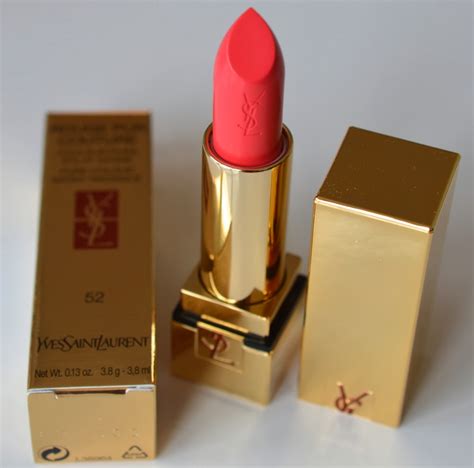 ysl rouge pur couture lipstick in 52 rouge rose|ysl rouge pur couture 52.